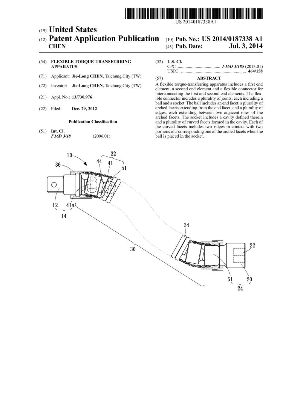 Flexible Torque-Transferring Apparatus - diagram, schematic, and image 01