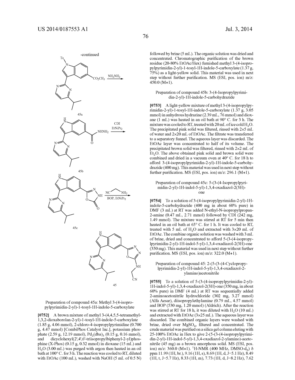 Azole Compounds as PIM Inhibitors - diagram, schematic, and image 77