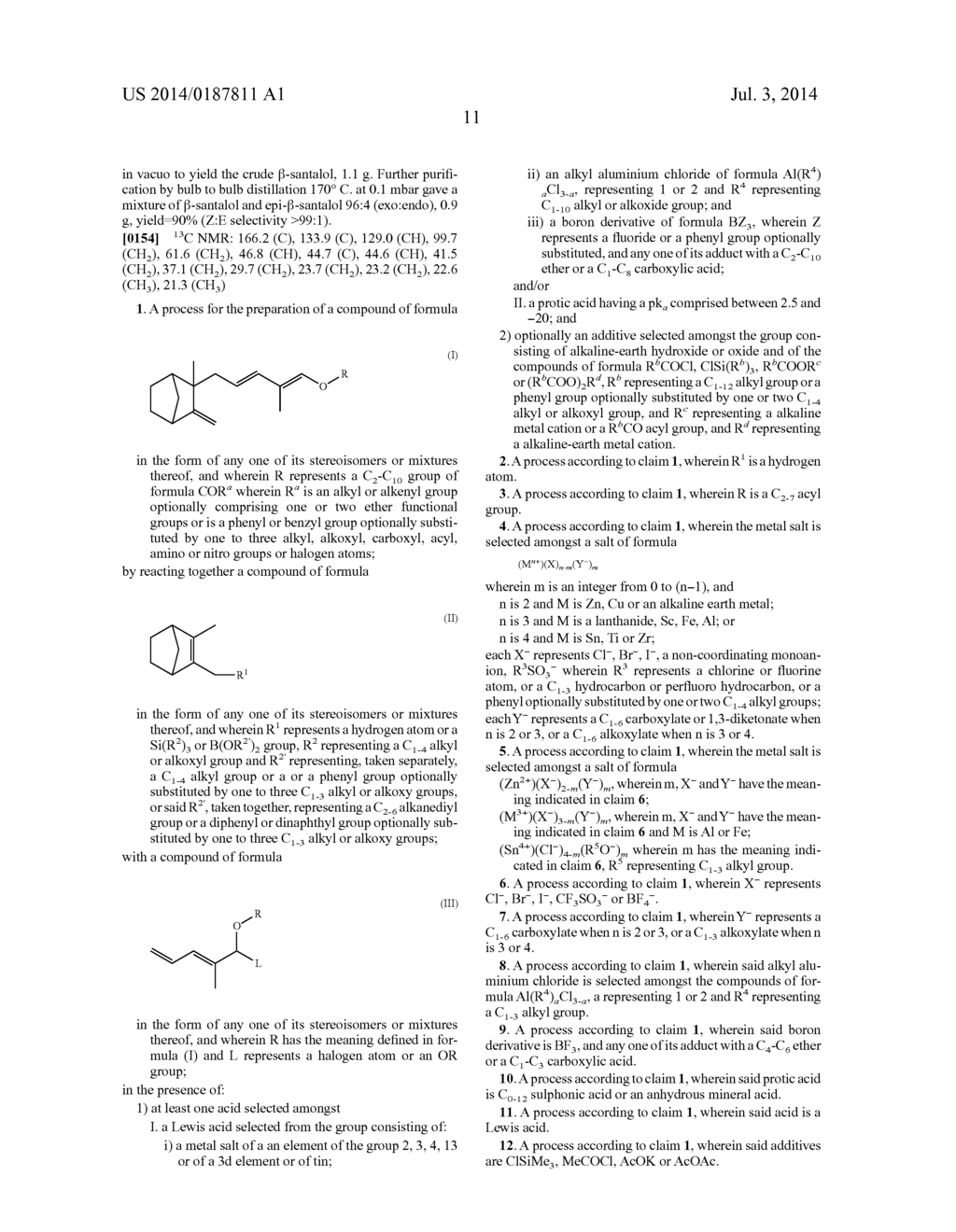 PROCESS FOR THE PREPARATION OF BETA-SANTALOL - diagram, schematic, and image 12