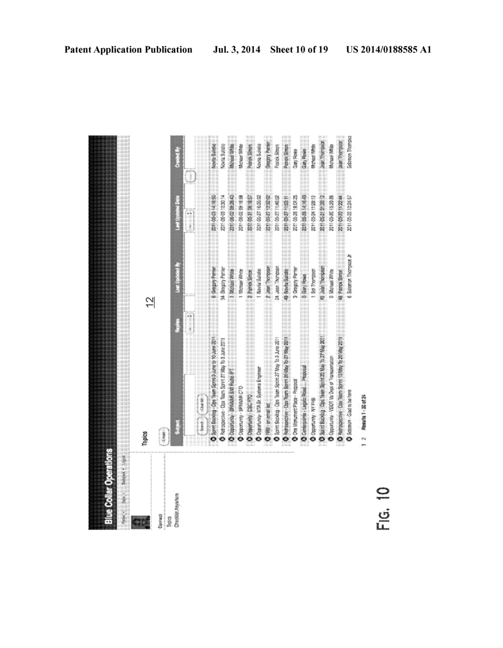 Organizational Tools and or a Collaboration System Utilizing the Same     Therein - diagram, schematic, and image 11