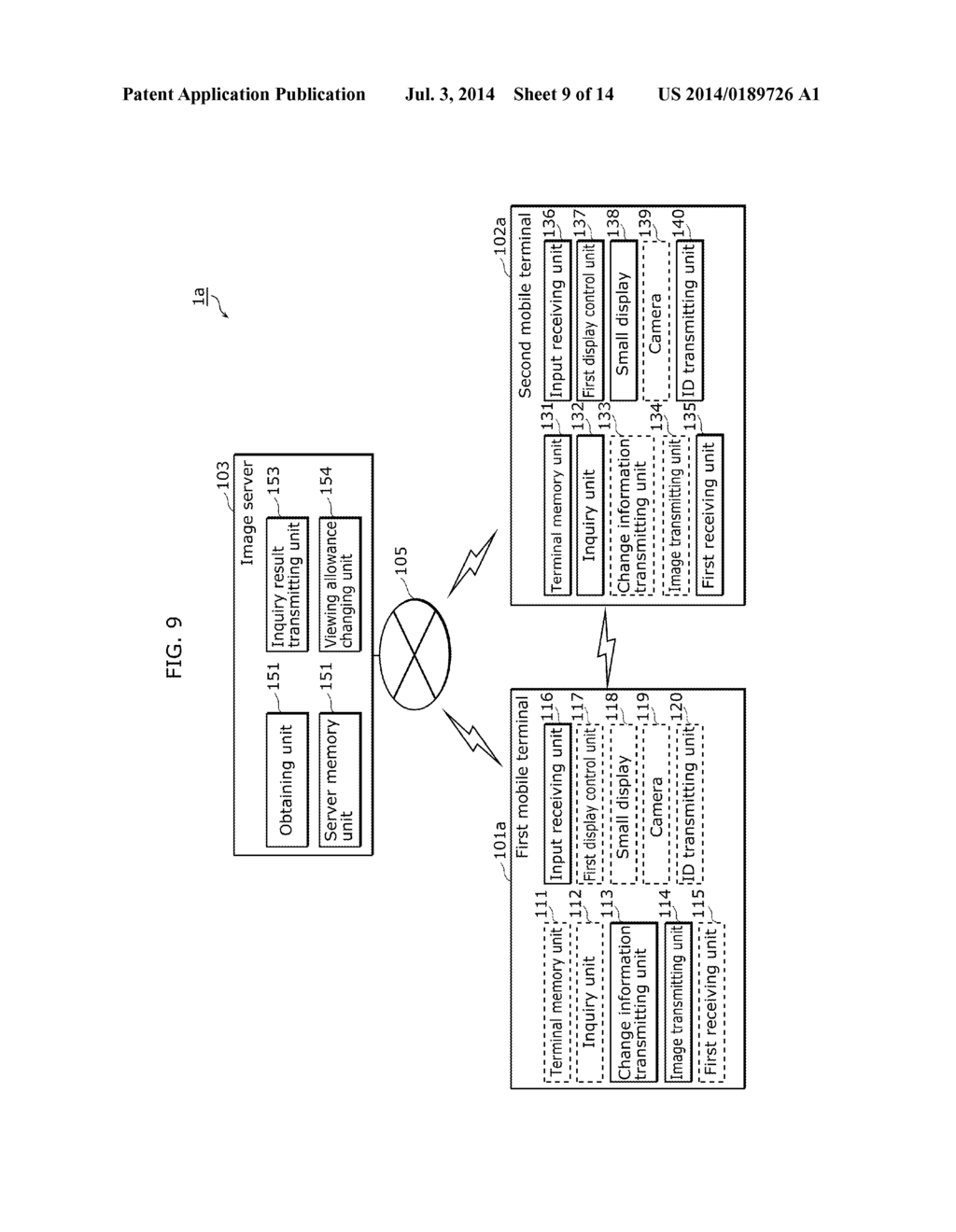 IMAGE VIEWING SYSTEM, RECEIVER MOBILE TERMINAL, IMAGE SERVER, AND IMAGE     VIEWING METHOD - diagram, schematic, and image 10