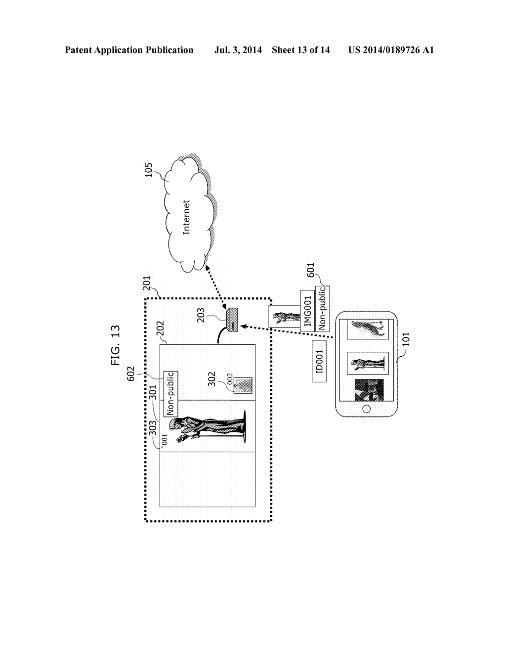 IMAGE VIEWING SYSTEM, RECEIVER MOBILE TERMINAL, IMAGE SERVER, AND IMAGE     VIEWING METHOD - diagram, schematic, and image 14