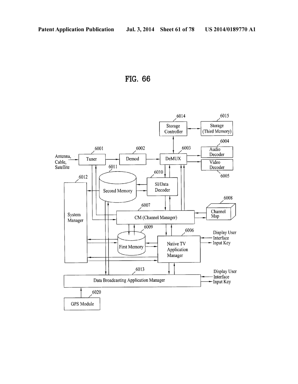 DIGITAL BROADCASTING SYSTEM AND DATA PROCESSING METHOD - diagram, schematic, and image 62