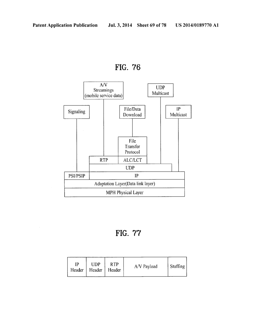 DIGITAL BROADCASTING SYSTEM AND DATA PROCESSING METHOD - diagram, schematic, and image 70