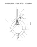 Foot snare triggering device diagram and image