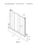 MOVABLE PARTITIONS, PANEL ASSEMBLIES, AND METHODS OF ATTACHING PROTECTIVE     CLIPS TO PANELS OF MOVABLE PARTITIONS diagram and image