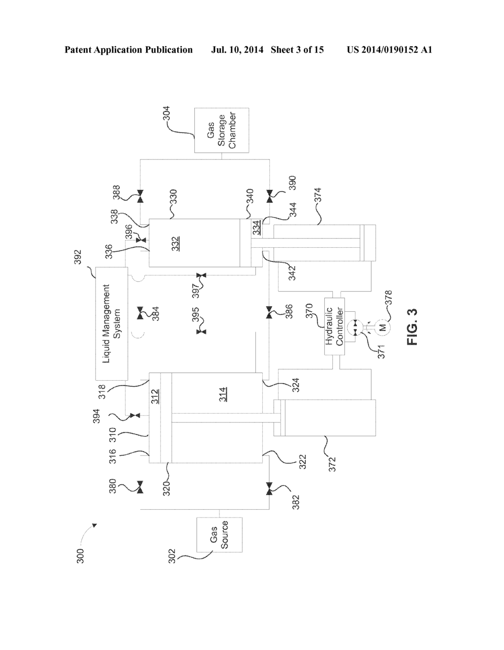 SYSTEMS AND METHODS FOR COMPRESSING AND/OR EXPANDING A GAS UTILIZING A     BI-DIRECTIONAL PISTON AND HYDRAULIC ACTUATOR - diagram, schematic, and image 04