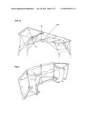 Folding Table, Portable, in particular massage table diagram and image