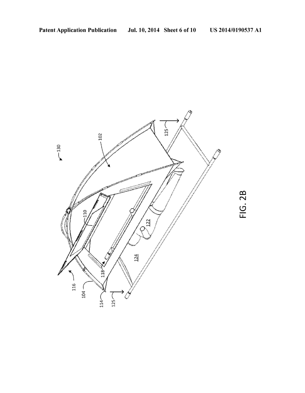 Portable Infrared Heating Field Tent - diagram, schematic, and image 07