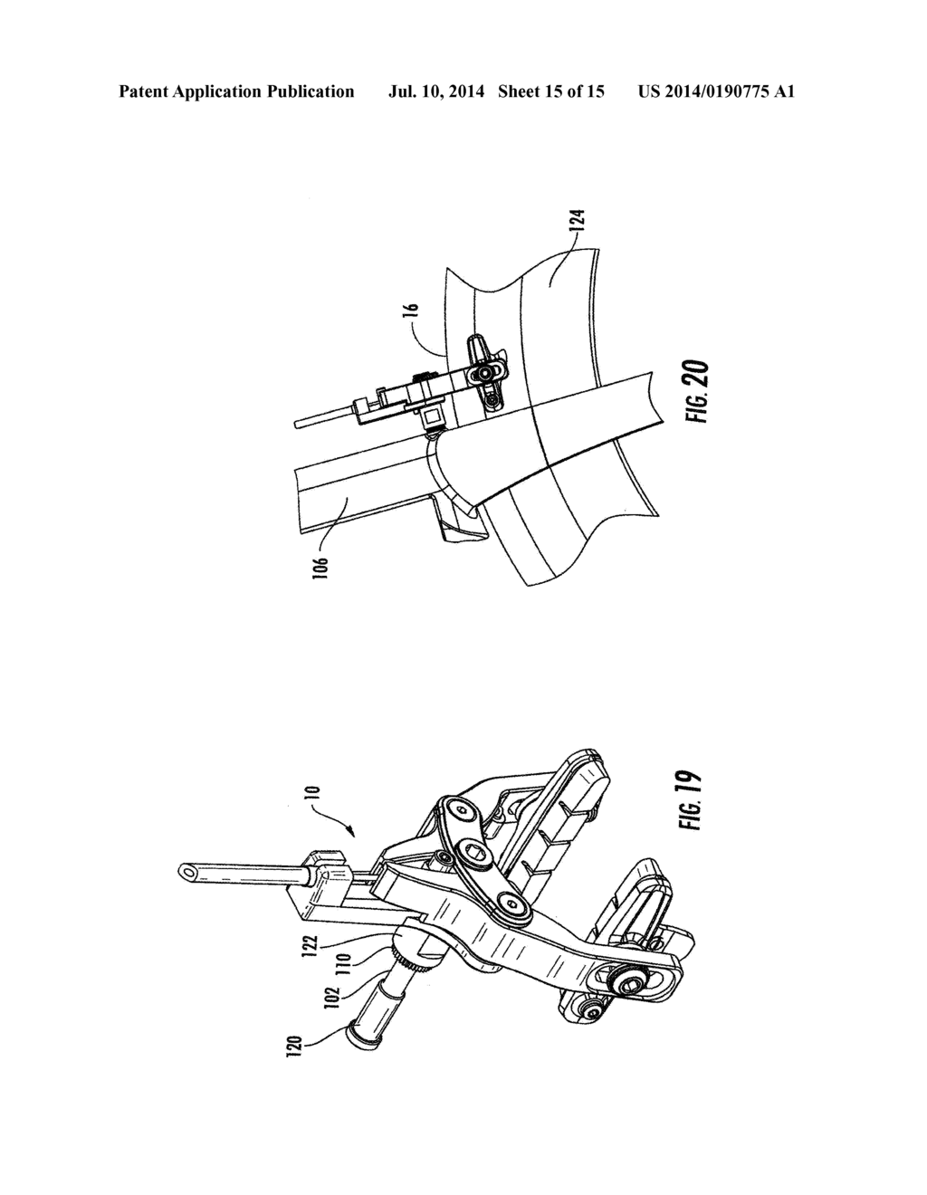 BRAKE HAVING CUSTOM KINEMATICS AND WIDE RANGE ADJUSTABILITY FOR WIDE AND     NARROW RIMS - diagram, schematic, and image 16