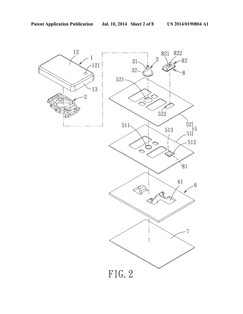 LUMINOUS PRESS KEY MODULE - diagram, schematic, and image 03