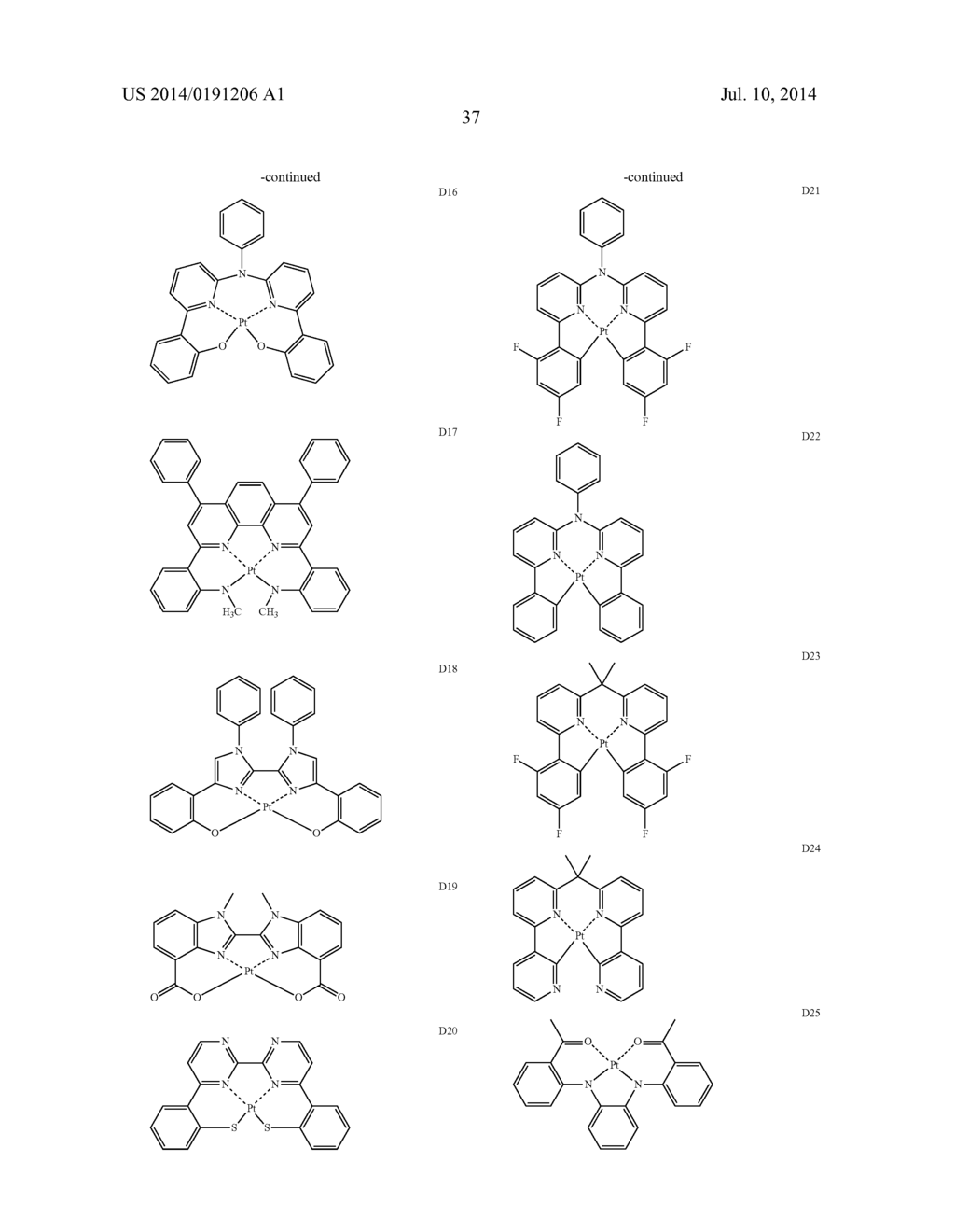 Organic Light-Emitting Device Having Improved Efficiency Characteristics     and Organic Light-Emitting Display Apparatus Including the Same - diagram, schematic, and image 46