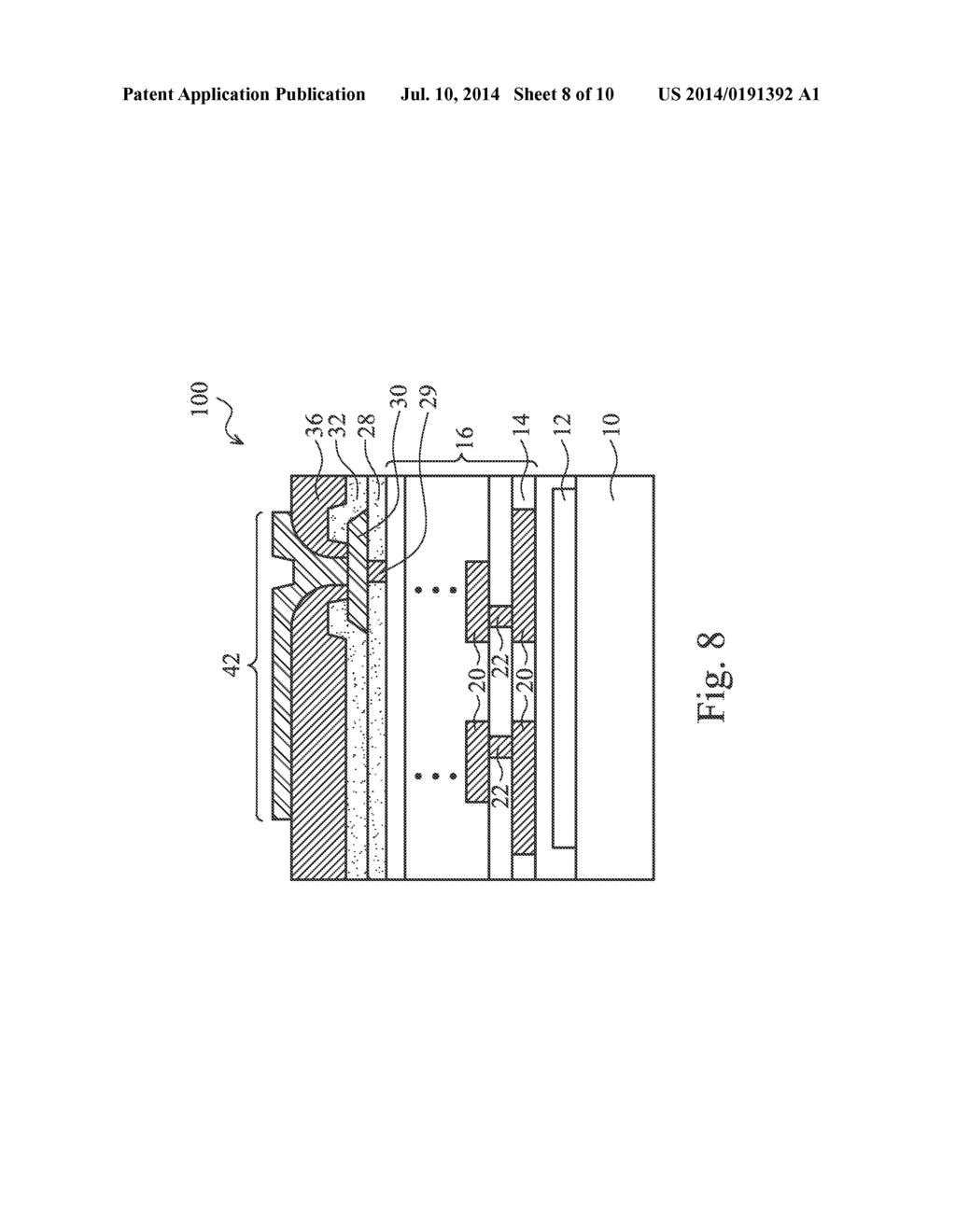 Post-Passivation Interconnect Structure and Methods for Forming the Same - diagram, schematic, and image 09