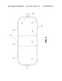 METHOD OF FABRICATING TYPE 4 CYLINDERS AND ARRANGING IN TRANSPORTATION     HOUSINGS FOR TRANSPORT OF GASEOUS FLUIDS diagram and image