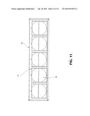 METHOD OF FABRICATING TYPE 4 CYLINDERS AND ARRANGING IN TRANSPORTATION     HOUSINGS FOR TRANSPORT OF GASEOUS FLUIDS diagram and image