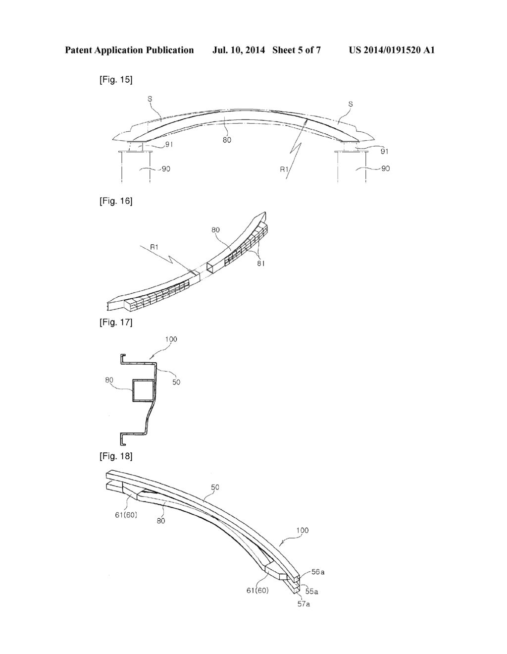 BUMPER BACK BEAM FOR VEHICLE - diagram, schematic, and image 06