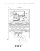 TOUCHPAD OPERATIONAL MODE diagram and image