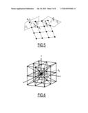 Method and device for elastic registration between a two-dimensional     digital image and a slice of a three-dimensional volume with overlapping     content diagram and image