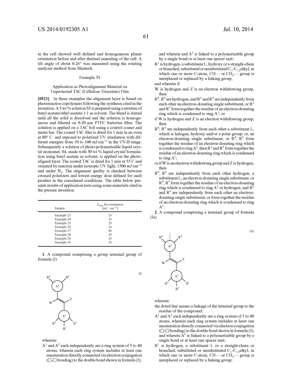PHOTOREACTIVE COMPOUNDS - diagram, schematic, and image 62