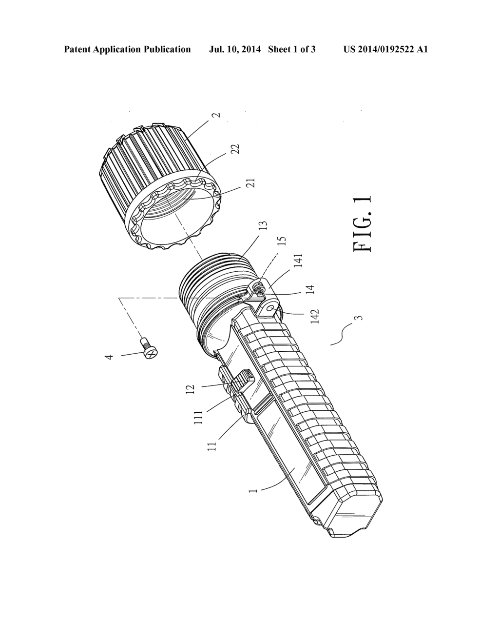 Flashlight Tamper-Proof Structure - diagram, schematic, and image 02