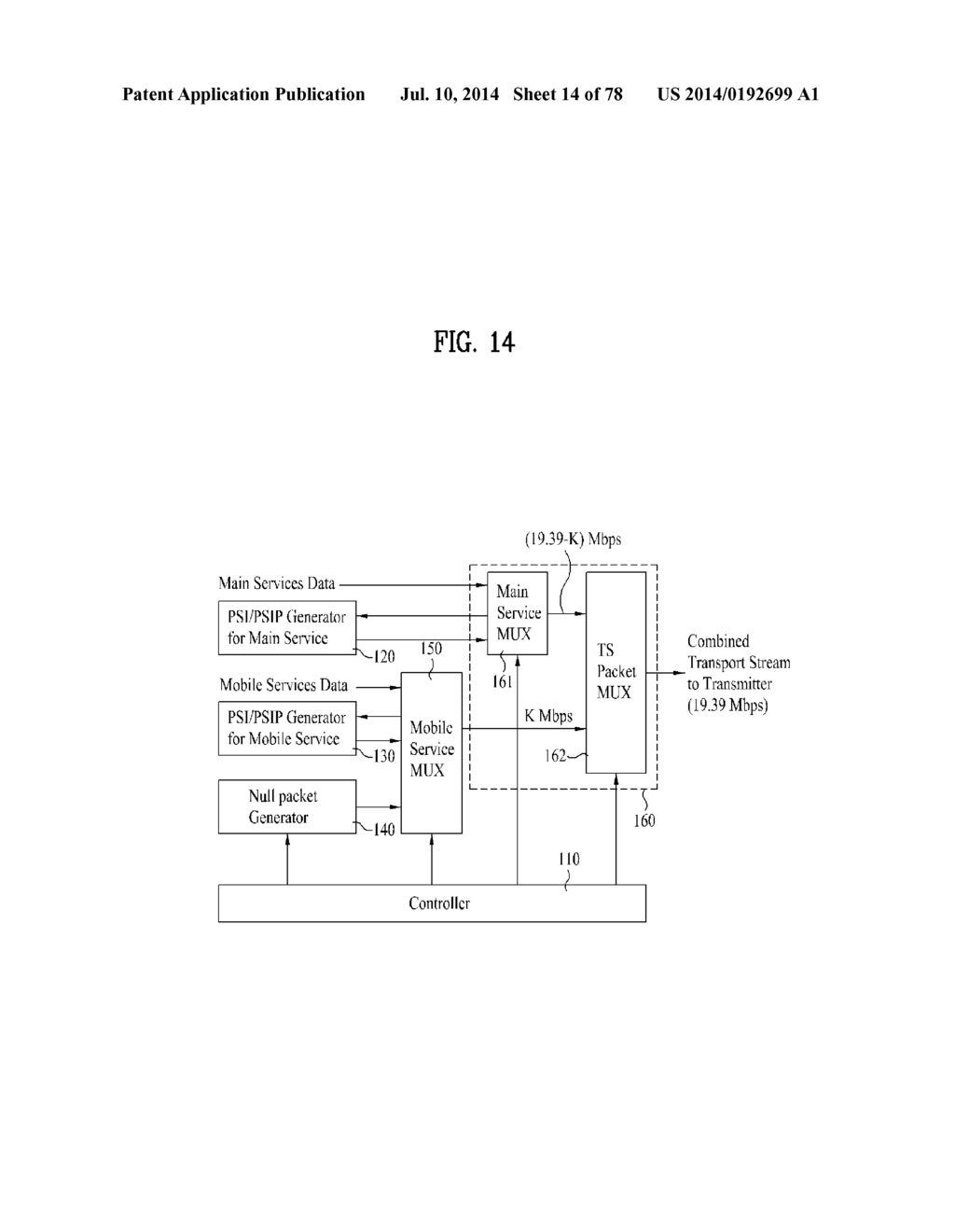 DIGITAL BROADCASTING SYSTEM AND DATA PROCESSING METHOD - diagram, schematic, and image 15