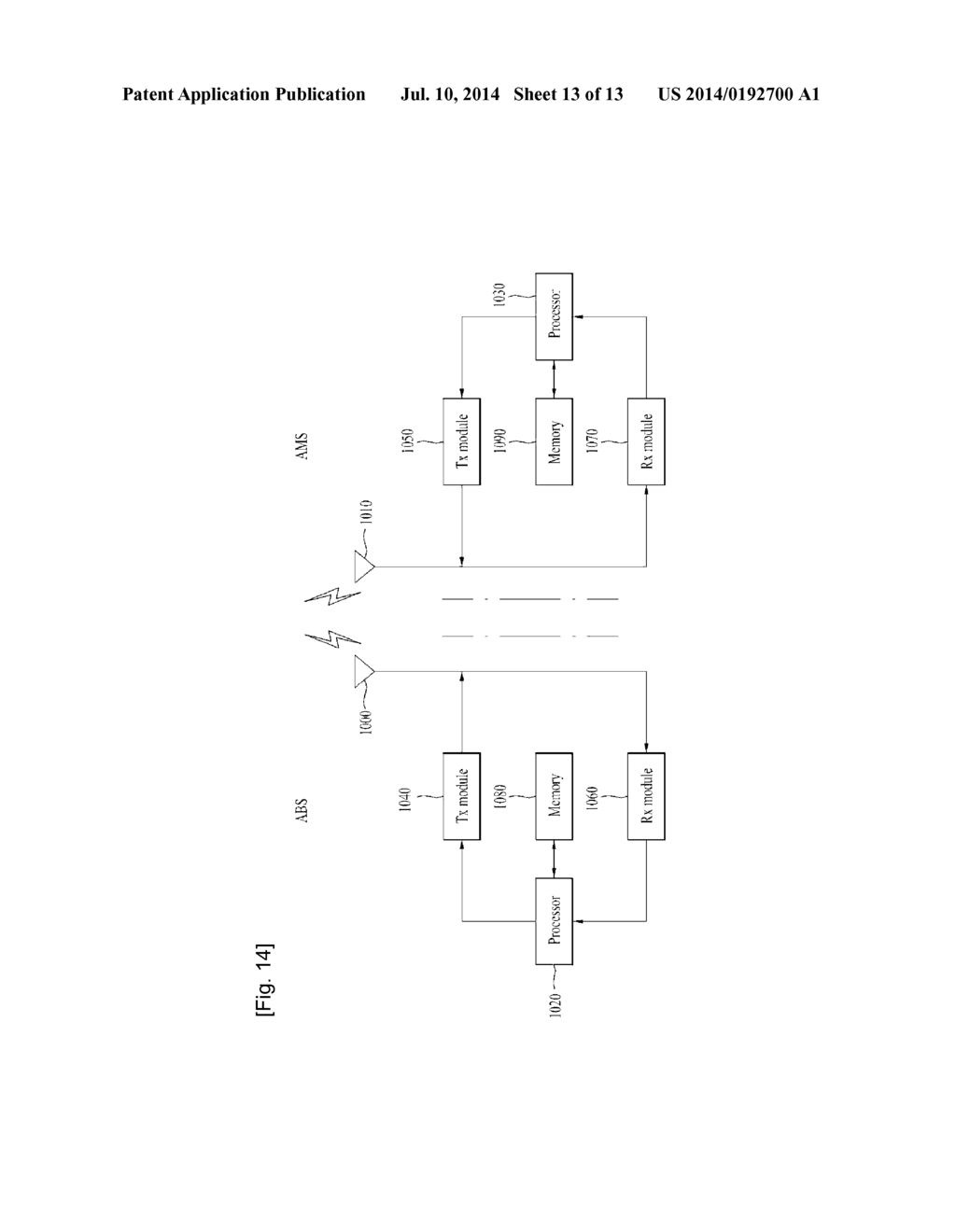 APPARATUS FOR TRANSMITTING AND RECEIVING DATA IN A WIRELESS COMMUNICATION     SYSTEM AND METHOD THEREOF - diagram, schematic, and image 14