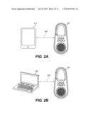 PORTABLE AUDIO DEVICE AND HOUSING diagram and image