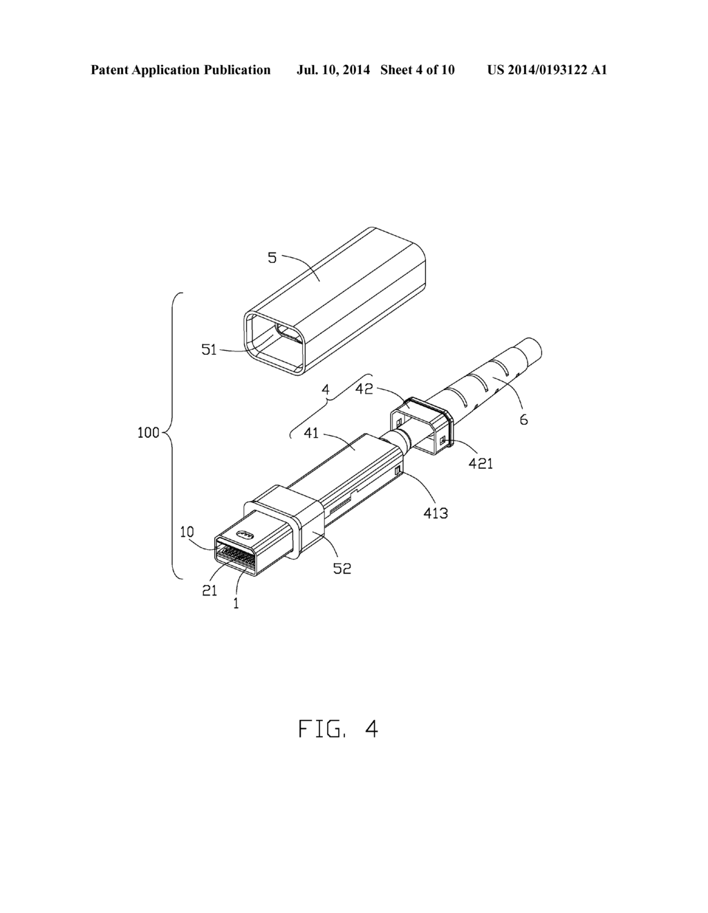 CABLE ASSEMBLY WITH ELECTRICAL-OPTICAL HYBRID CABLE - diagram, schematic, and image 05