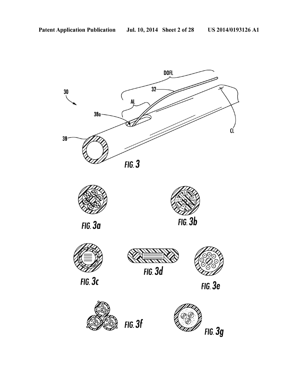 FIBER OPTIC DISTRIBUTION CABLES AND STRUCTURES THEREFOR - diagram, schematic, and image 03