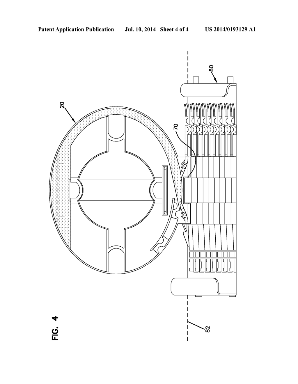 FIBER MANAGEMENT TRAY WITH RESTRICTED ACCESS REGION - diagram, schematic, and image 05