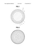 MULTI-PIECE SOLID GOLF BALL diagram and image