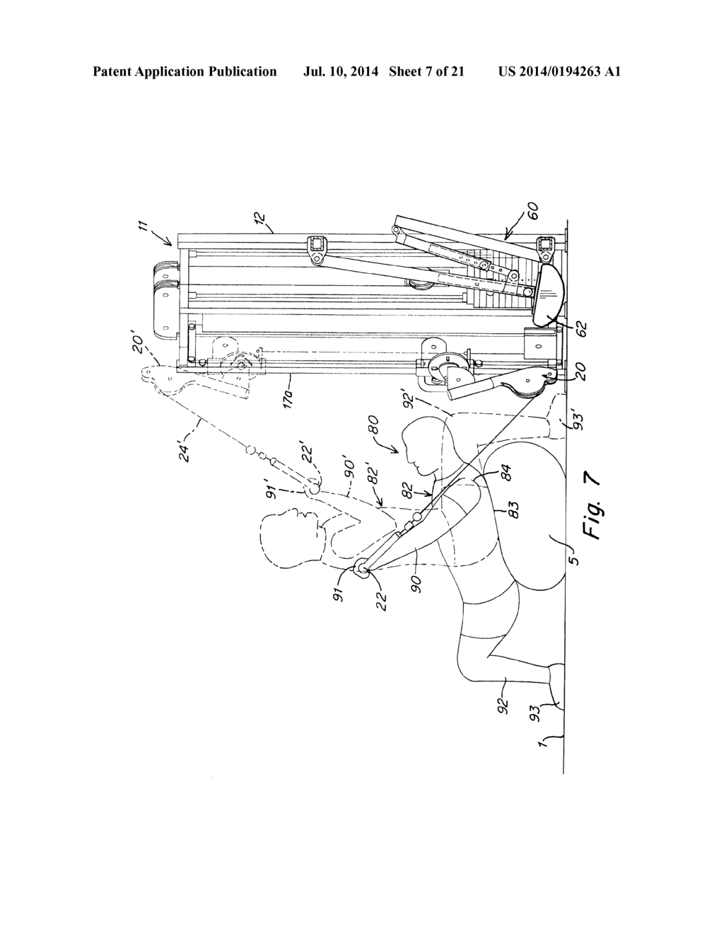 ADJUSTABLE ASSEMBLY FOR EXERCISE APPARATUS - diagram, schematic, and image 08