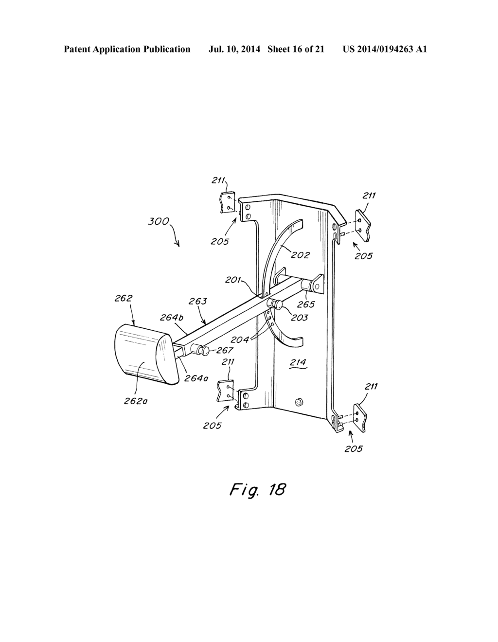 ADJUSTABLE ASSEMBLY FOR EXERCISE APPARATUS - diagram, schematic, and image 17