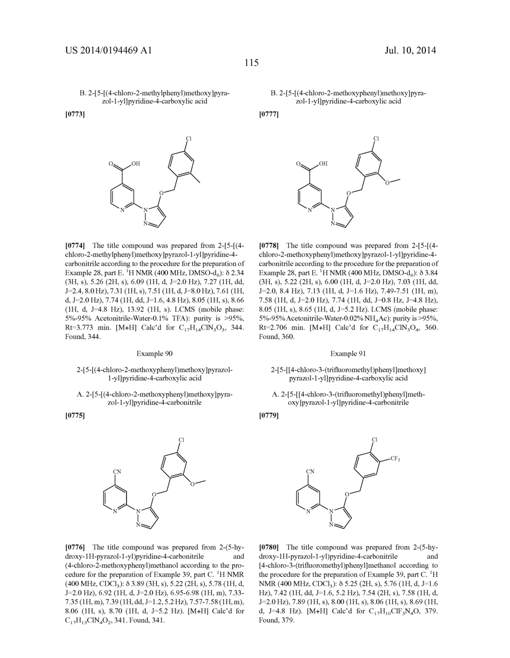 HISTONE DEMETHYLASE INHIBITORS - diagram, schematic, and image 116