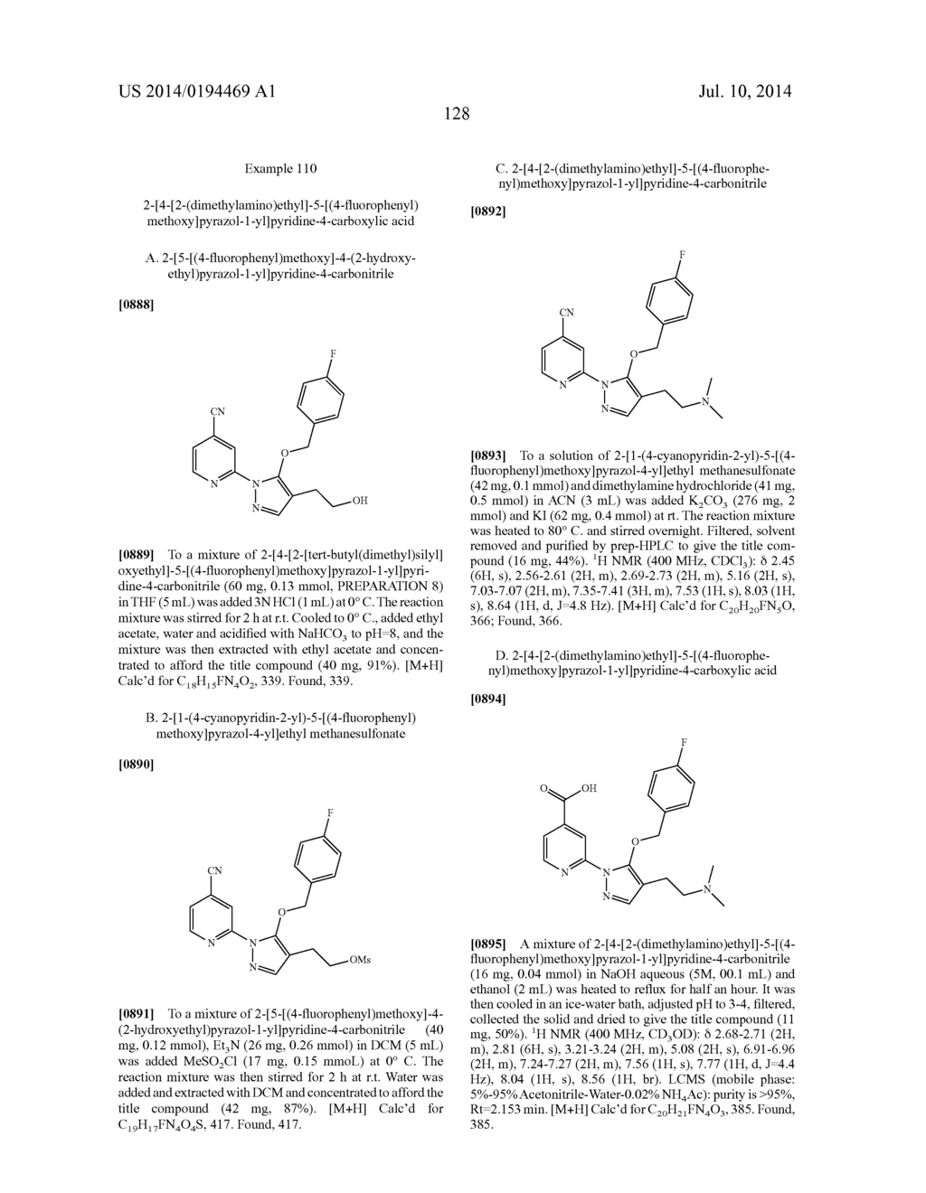 HISTONE DEMETHYLASE INHIBITORS - diagram, schematic, and image 129