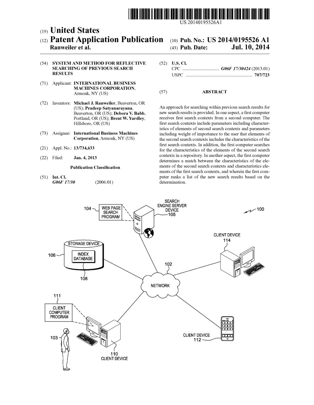 SYSTEM AND METHOD FOR REFLECTIVE SEARCHING OF PREVIOUS SEARCH RESULTS - diagram, schematic, and image 01