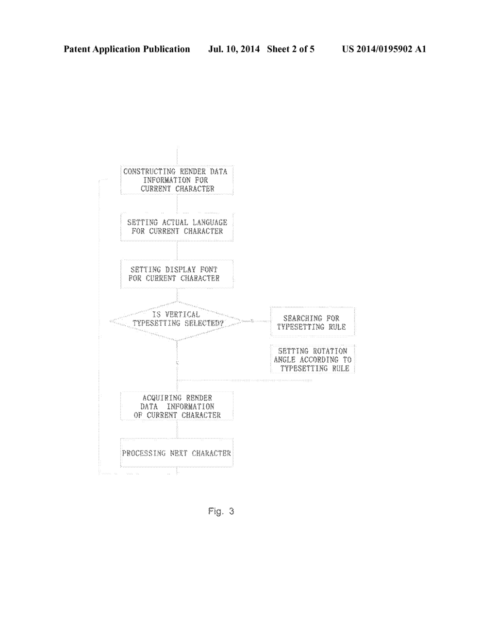 METHOD FOR MIXEDLY TYPESETTING MULTI-LANGUAGE TEXT - diagram, schematic, and image 03