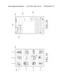 MOBILE DEVICE FOR PERFORMING TRIGGER-BASED OBJECT DISPLAY AND METHOD OF     CONTROLLING THE SAME diagram and image