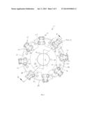 STUMP CUTTER DISC WITH RECESSED TOOTH POCKETS diagram and image