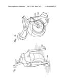 ELECTRIC-POWERED SELF-BALANCING UNICYCLE WITH STEERING LINKAGE BETWEEN     HANDLEBARS AND WHEEL FORKS diagram and image