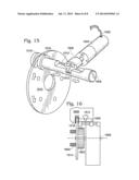 ELECTRIC-POWERED SELF-BALANCING UNICYCLE WITH STEERING LINKAGE BETWEEN     HANDLEBARS AND WHEEL FORKS diagram and image