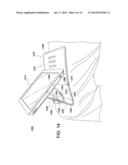 SUPPORT FROM LEG OF USER FOR ELECTRONIC DEVICE OR TABLET COMPUTER AND     METHOD diagram and image