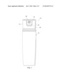 Lever Controlled Beverage Container Lid diagram and image