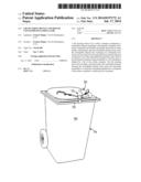 Lid securing device and refuse container including same. diagram and image