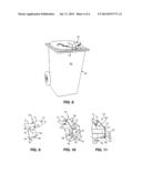 Lid securing device and refuse container including same. diagram and image