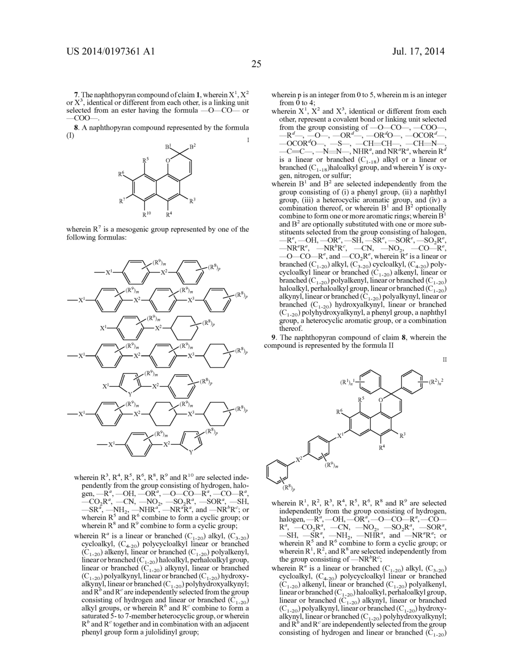 DICHROIC-PHOTOCHROMIC 2H-NAPHTHO[1,2-b]PYRAN COMPOUNDS AND DEVICES - diagram, schematic, and image 27