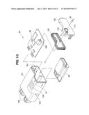 WATERPROOF STRUCTURE FOR ELECTRONIC DEVICE diagram and image