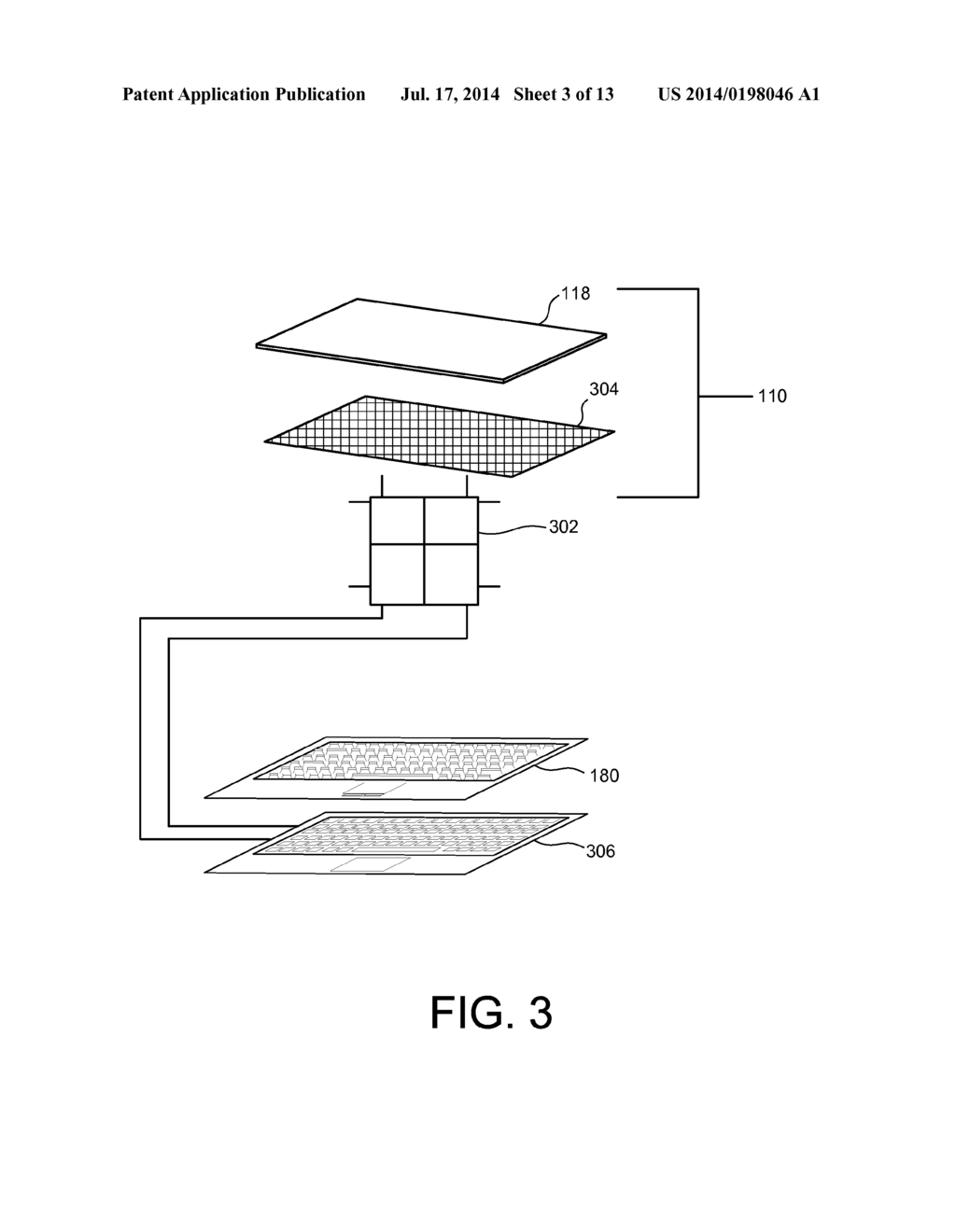 IGNORING TACTILE INPUT BASED ON SUBSEQUENT INPUT RECEIVED FROM KEYBOARD - diagram, schematic, and image 04