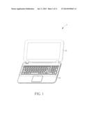 PORTABLE ELECTRONIC APPARATUS AND CASING THEREFOR diagram and image