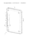 PORTABLE ELECTRONIC APPARATUS AND CASING THEREFOR diagram and image